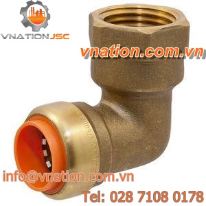 push-to-connect fitting / elbow / brass