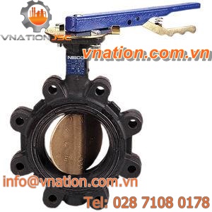 butterfly valve / lever / shut-off / for potable water