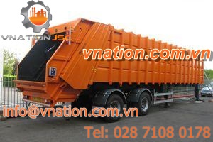 tipper dump semi-trailer / 2-axle