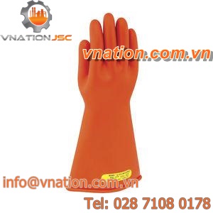 welding gloves / arc protection / rubber