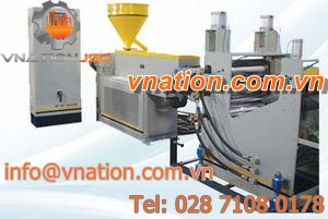 flat-film extrusion line / sheet / for PP