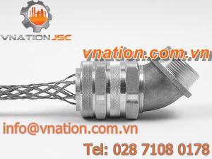 threaded fitting / elbow / aluminum / conduit