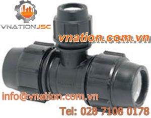 reducer fitting / compression / T / for pipes