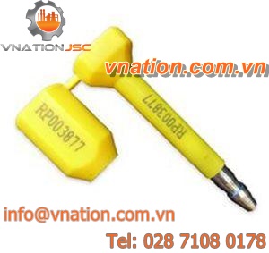 metal high security seal / for the transportation industry