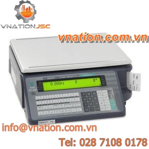 counting scales / benchtop / with LCD display / with printer