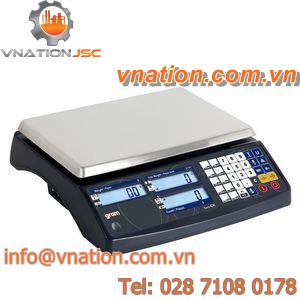 counting scales / benchtop / with LCD display / battery-powered