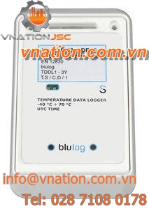 radio frequency data-logger / temperature / humidity / programmable