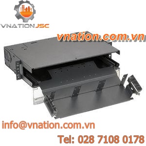 rack-mount enclosure / stainless steel / fiber optic