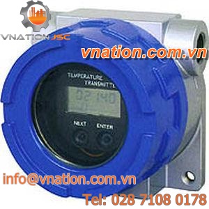 probe head-mounted temperature transmitter / RTD / 4-20 mA / HART