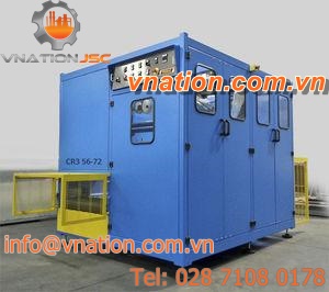 rotating packaging machine / for corrugated pipes / automatic / for extrusion lines