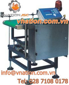 packaging machine checkweigher / bag / for logistics / for heavy loads