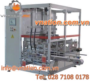 vertical case packer / automatic / for books / for medical equipment