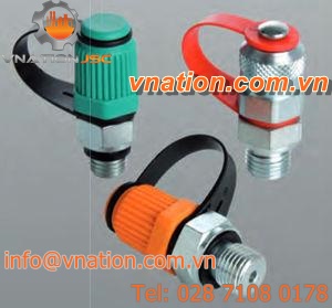 threaded fitting / straight / stainless steel / test