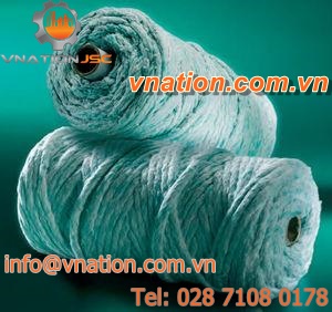 fiberglass industrial rope / static / heat-resistant