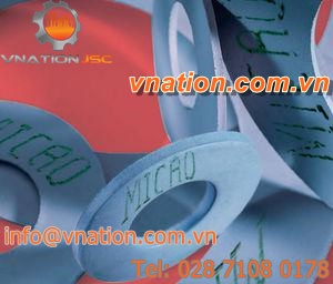 circular gasket sheet / ring lip / PTFE / for valves