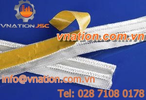 double-sided adhesive tape / for woven fabric / self-adhesive / heat-reflective