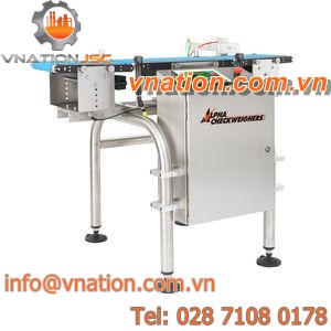 automatic machine checkweigher / for packaging machines / with touchscreen controls