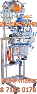 pressure reactor / glass / pilot / multipurpose