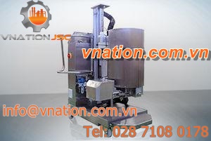production tank / process / metal / horizontal