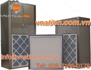 dry filtration unit / for clean rooms / air