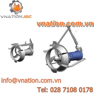 wastewater pump / with electric motor / propeller / gear