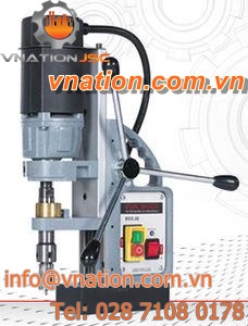 magnetic base drill / column type / electric / cordless