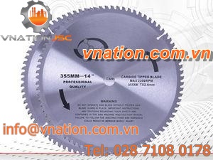 circular saw blade / steel / universal use