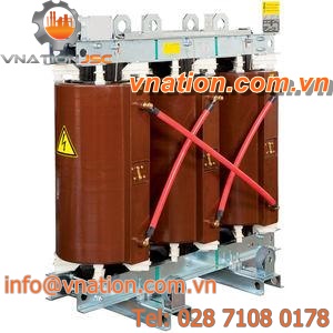 distribution transformer / cast resin / floor-standing / industrial