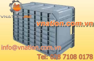 polypropylene crate / transport / for heavy loads