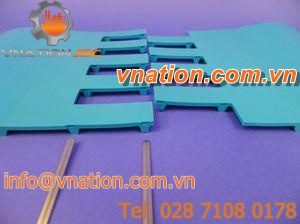 flexible conveyor belt / stainless steel / PVC / PU