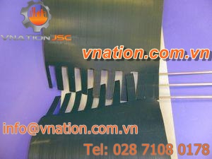 flexible conveyor belt / PVC / PU / high-resistance