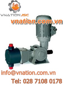 chemical pump / electrically-powered / piston / metering