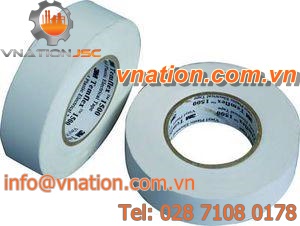 double-sided adhesive tape / PVC / insulating / for electronic material