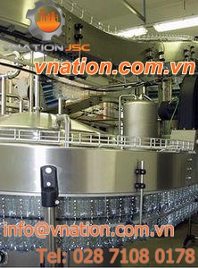 air-operated conveyor / for plastic bottles / high-capacity / horizontal