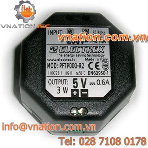 AC/DC power supply / closed frame / external / switching