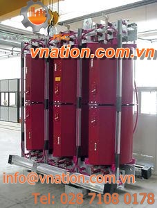 distribution transformer / cast resin / floor-standing / three-phase