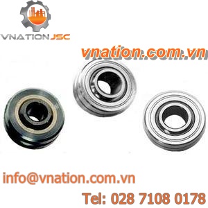 swivel plain bearing / spherical / steel