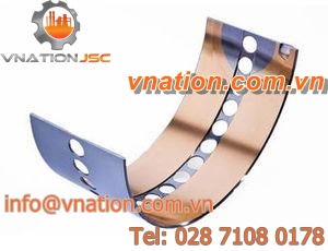 radial plain bearing / thin-walled / bronze / self-lubricated