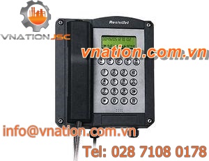 weatherproof telephone / VoIP / with loudspeaker