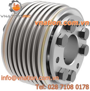 bellows coupling / flexible / metal