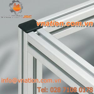 non-threaded end cap / round / plastic