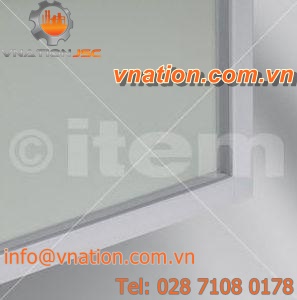 lip seal / thermoplastic / for panel
