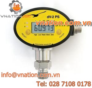 solid-state pressure switch / for air / with digital display