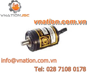 incremental rotary encoder / with square flange / solid-shaft / miniature