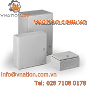 security cabinet / wall-mount / hinged door / mild steel