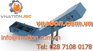 chain conveyor / drag / horizontal / discharge