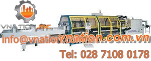 tray packer sleeve wrapping machine with heat shrink film / automatic / for cans / food