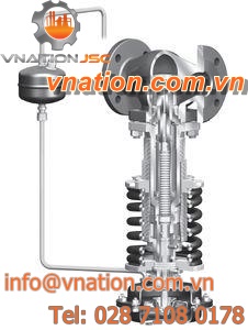 liquid pressure regulator / membrane / single-stage