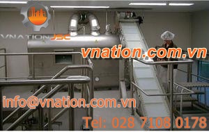 fluidized bed dryer / cooler / for pharmaceutical industry / vibrating