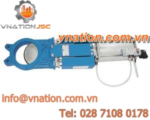 knife gate valve / pneumatic / pressure-control / wafer